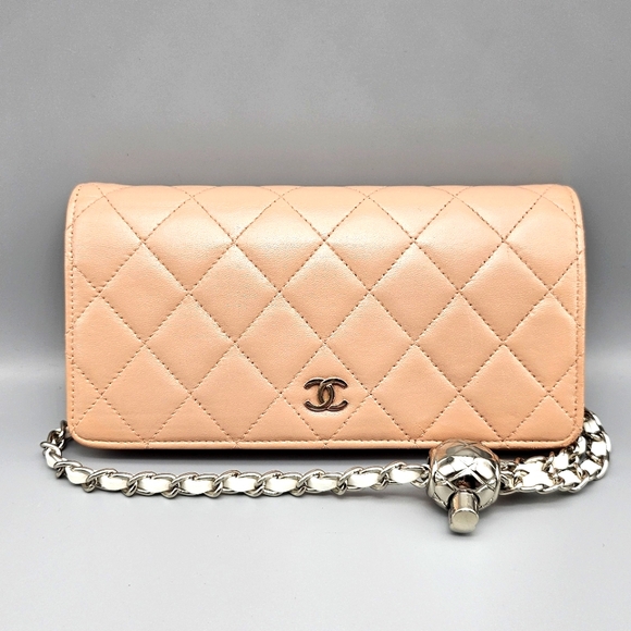 CHANEL Handbags - 🖤CHANEL 100% Autentic Quilted Wallet🖤